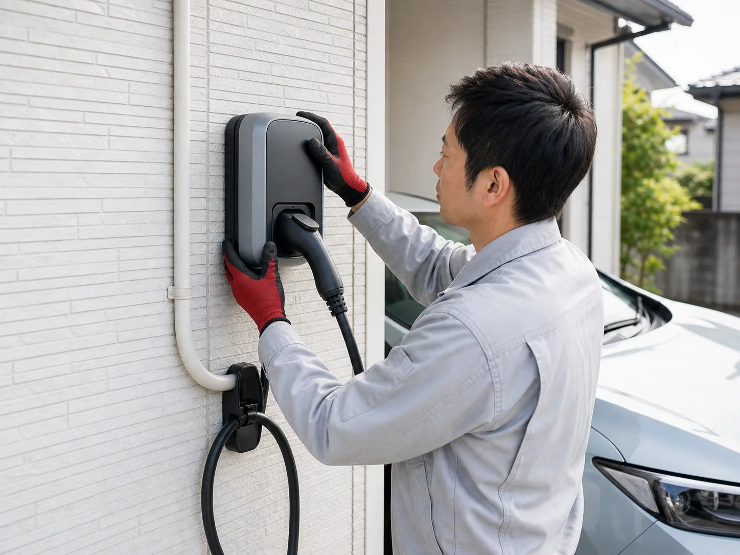 EV充電器設置のイメージ