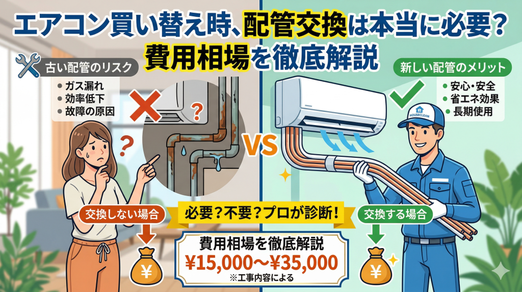 エアコンの配管